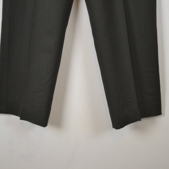 Bachrach Mens 42R Wool 2 Piece Suit Double Breasted Tweed Pleated Button Pockets - Picture 8 of 13